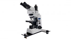 Mikroskop auf Platte frei 16x9